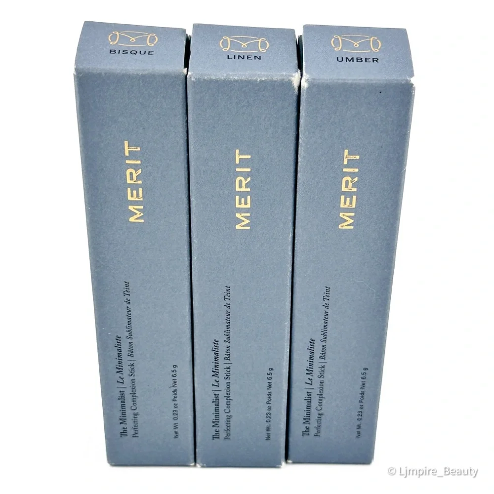 Umber 🆕 MERIT The Minimalist Perfecting Complexion Foundation & Concealer Stick - Picture 7 of 7